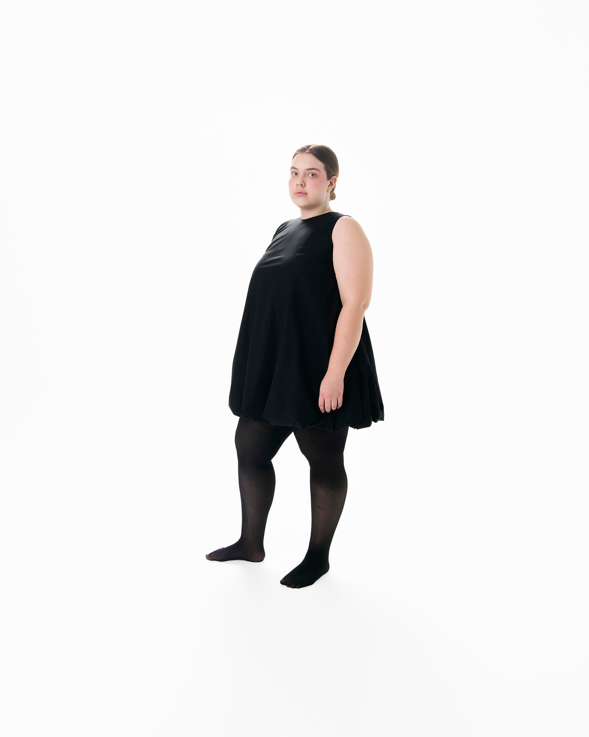 VESTIDO CIRCULAR NEGRO #1