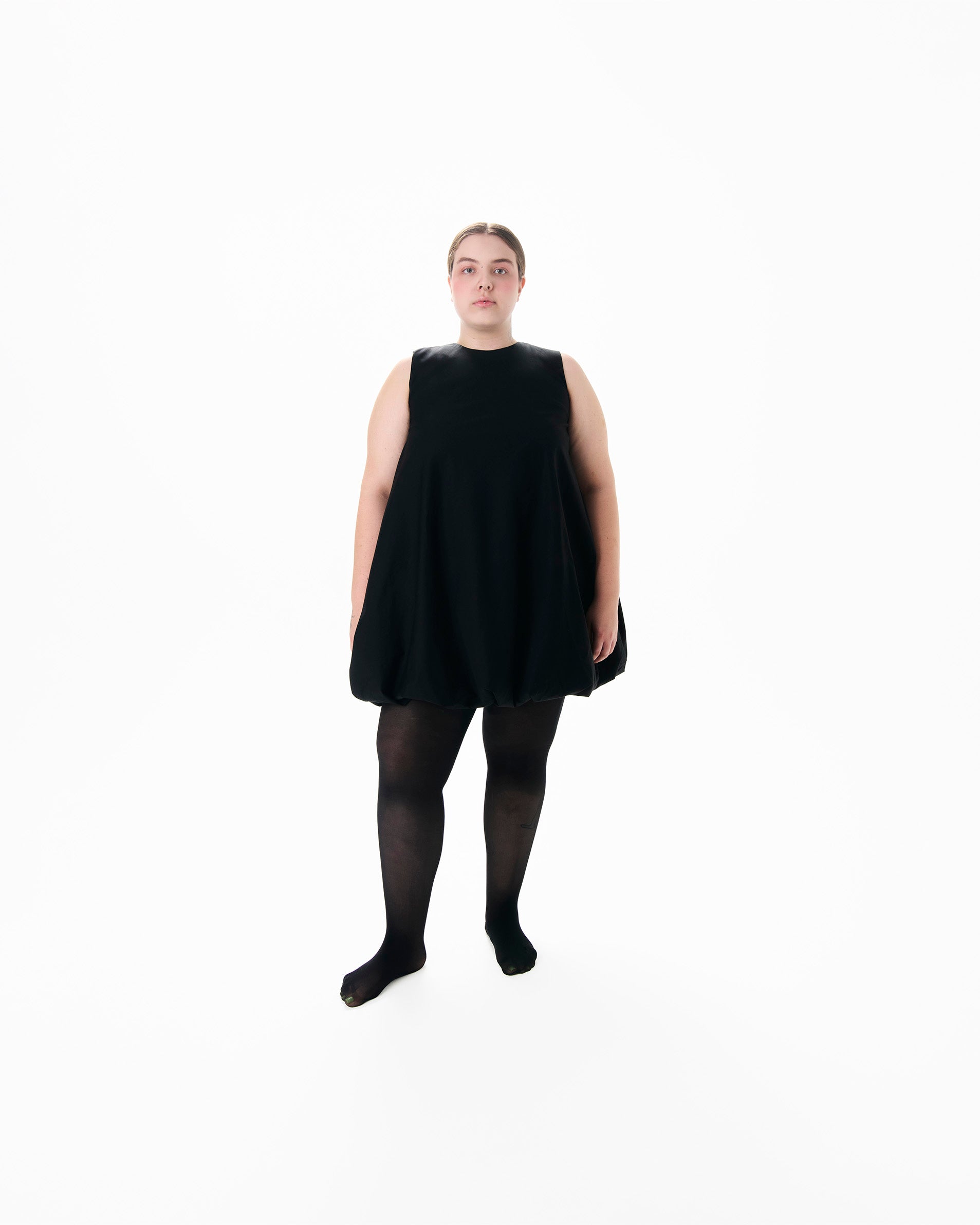 VESTIDO CIRCULAR NEGRO #1