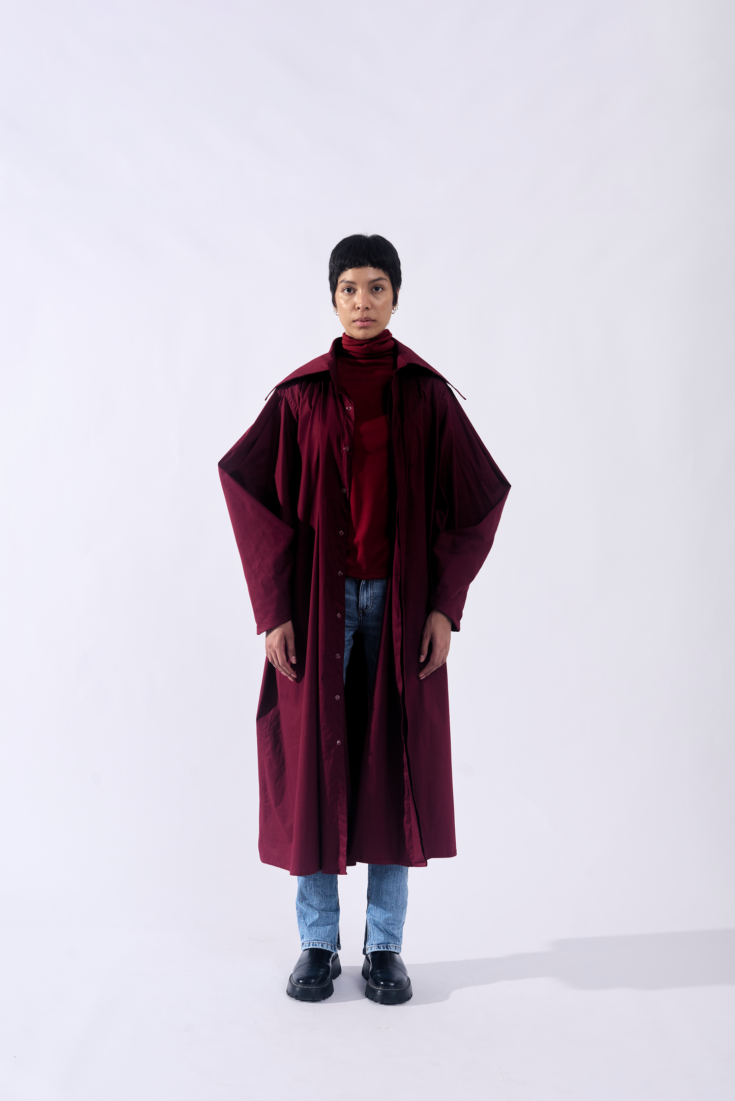 ABRIGO / VESTIDO VINOTINTO #4